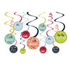 A Reason to Celebrate Spiral Hanging Decorations - 12 Count - Reusable & Durable Party Decorations, Perfect for Any Occasion