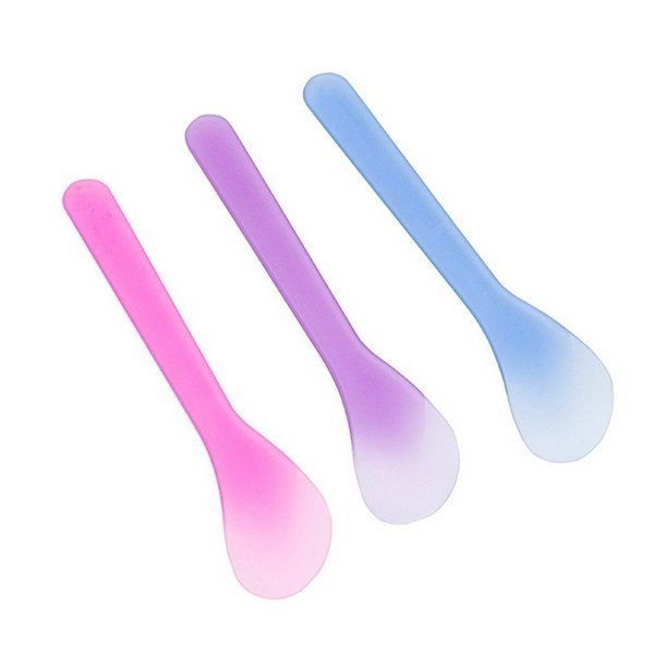 40Pcs Esowemsn Cosmetic Mask Mixing Spoon Spatulas,Facial Skin Care Mask Fan Brushes Applicator, DIY Mask Tool Set(Random Color)