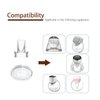Duckbill Valves & Silicone Diaphragm,Compatible with S12 Pro S9 Pro S12 S9,Wearable Breast Pump Universal Duckbill Valve and Silicone Diaphragm Accessories (4 Piece Set)