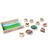 Melissa & Doug My First Wooden Stamp Set - Farm Animals - Art Projects, With Washable Ink, Farm Themed Wooden Stamps For Kids Ages 4+