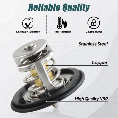 HIMARKLIF Engine Coolant Thermostat with Gasket Compatible with Honda Accord Civic City CRV Acura Cl El Integra Legend Replace#: 19301-PAA-306 19301-PLC-315