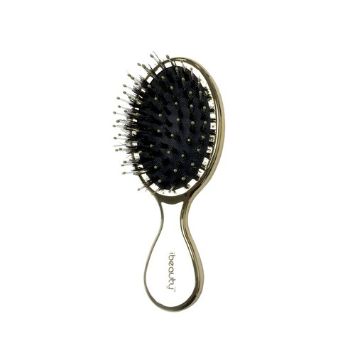 iBeauty™ Mini Hair Brush - Porcupine Bristles - Travel Brush (2050 gold)