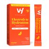VitaHustle Electrolyte Hydration Immunity Drink Mix, Caffeine Free Stick Packs, Beta Glucan, Vitamin C, Elderberry (6 Count, Orange)