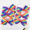 Gay Pride Day Rainbow Hair Bow Rainbow Hair Clips LGBTQ Hair Claws Rainbow Hair Pins for Kids Girls Candy Hair Accessories for Women Girls Rainbow Accessories for Party