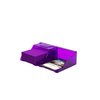 Gamegenic Bastion 50+ XL Deck Box - Compact, Secure, and Perfectly Organized for Your Trading Cards! Safely Protects 50+ Double-Sleeved Cards, Purple Color, Made
