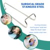 Dental Lip Cheek Tongue Retractors Professional Autoclavable Surgical Stainless Steel Dentist Instruments Mouth Opener Oral Examination Teeth Whitening (Columbia)