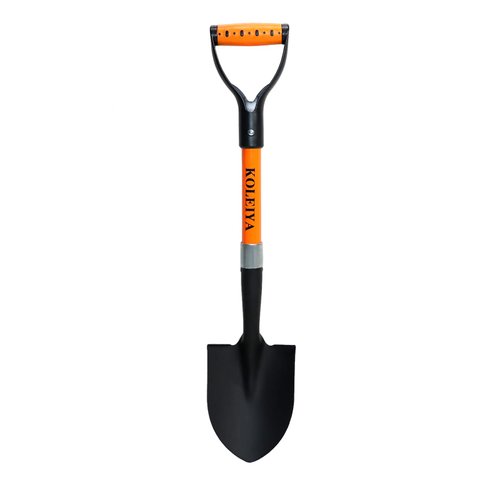 KOLEIYA Kids Shovel, Small Shovels for Digging, Overall Length 28 Inches, Mini D Handle Shovel,Gardening Shovels,Matel Beach Shovel,Camping Shovel Matel+Fiberglass