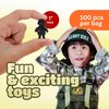 Entervending Army Men Action Figure - Small Soldiers Toys for Kids - 100 Pcs Army Soldier Toy Playset - Military Toys - Toy Army Men - Army Party Decorations - Bulk Toys