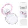 Powder Puff 2pcs Loose Powder Containers with Elasticated Net Sifter, Mirror and Puff 5g Loose Powder Compact Case Case for DIY Makeup and Travel () Cushion Foundation