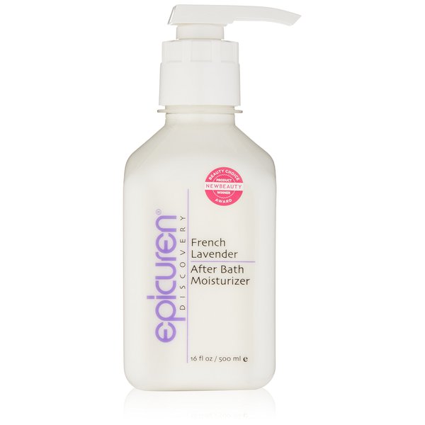 Epicuren Discovery French After Bath Body Moisturizer, Lavender, 16 oz.