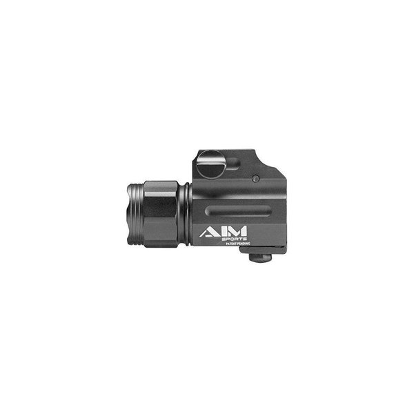 AIM SPORTS FQ330SC Weapons Flashlight, Black, Sub-Compact, Clear