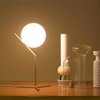 Dellemade Globe Table Lamp, TD00965 Mid-Century Golden Desk Lamp for Bedroom,Living Room,Kids Room,Office