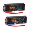 Powerhobby 3S 11.1V 900mAh 30C Lipo Battery 2 Pack w JST Connector (2) Fits : Blade 200 / 230 / CX4