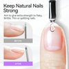 Gelike EC Gel Nail Glue UV - 6 in 1 Gel Glue for Nail Tips,Base Coat Free,2PCS Strong Adhesive for Press on Nails Acrylic Tips