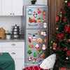 31PCS Christmas Fridge Magnets Christmas Refrigerator Magnets Christmas Car Magnets Magnetic Xmas Decorative Door Stickers for Christmas Xmas Holiday Garage School Classroom Kitchen Home Decor