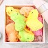 3 otters 12PCS Wind Up Chick Toys, Colorful Wind-Up Jumping Cute Chicken Plush Chicks Toys for Kids Goodie Bags Treasure Chest Party Favors Gifts