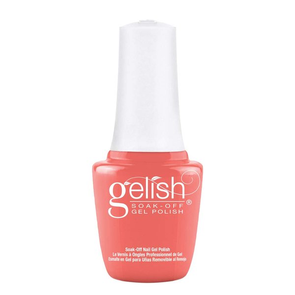Gelish MINI Manga-round With Me Soak-Off Gel Polish, Orange Gel Nail Polish, Bright Orange Gel Polish, Orange Nail Colors, 3 ounce