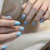 COSMOO Sky Blue Quick Dry Nail Polish, Vegan Chip-Resistant Long-Lasting Nail Lacquer for Nail Art Varnish, 0.34 fl oz Quick Dry Nail Polish (Sky Blue)