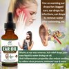 Organic Ear Oil for Ear Infection - Natural Eardrops for Ear Pain, Swimmer's Ear & Wax Removal - Kids, Adults, Baby, & Dog Earache Remedy - Ear Drops with Mullein, Garlic, Calendula Made in USA