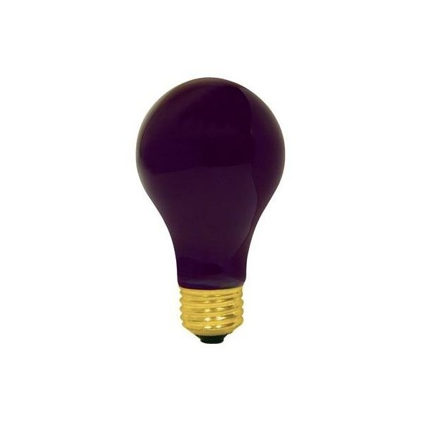 BLACK LIGHT 75 WATTS A19 UV LIGHT BULB LONG LIFE BLACK LIGHT BULB