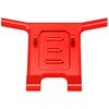 ShareGoo Aluminum Alloy Front Bumper & Rear Wing Compatible with WLtoys 144001 144010 124016 124017 124018 124019 RC Car Upgrade Parts (Red)