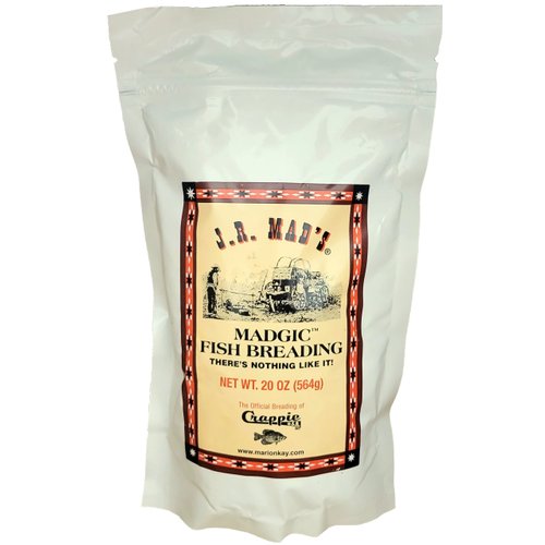 J.R Mad's Madgic Fish Breading, Seasoned Crispy Fish Fry Seafood Breading, Season Coating Mix For Fish 20 oz