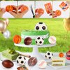 LiYiQ 24Pcs Sports Stress Balls Basketball Soccer Football Stress Ball for Kids 2.36 Inch Baseball Foam Bouncy Balls Bulk Fun Balls Party Favors Sports Party Favors for Kids Classroom Exchange