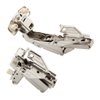 Silverline Self Closing Lazy Susan Corner Hinge Clip On 165 Angle Cabinet Hardware with Face Frame Base Plate 1 Pair