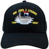 USS John C. Stennis Look Ahead Embroidered Baseball Cap Navy Blue