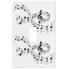 Sheet Music Wallplate Decorative Switch Plate Cover (1 Gang - Single Toggle)
