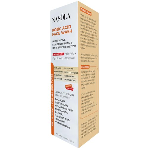 Nasola Kojic Acid Face Wash Clarifying Cleanser Soap