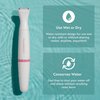 Clio PALMPERFECT Pro Series Bikini Trimmer for Women - Includes Foil Shaver and Exfoliating Brush Head - Cordless Hair Removal Electric Razor