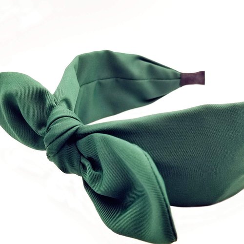 hodooly 1Pcs Knotted Headbands for Women,Turban Headband Wide Headbands Bowknot Hair Band for Women Girls (Green)