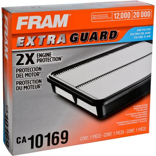 FRAM Extra Guard CA10169 Replacement Engine Air Filter for Select Toyota, Lexus, Pontiac, and Scion Models, Provides Up to 12 Months or 12,000 Miles Filter Protection