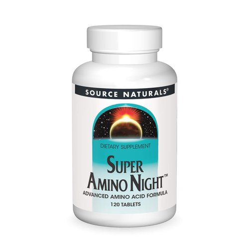 Source Naturals Super Amino Night - Advanced Amino Acid Formula - 120 Tablets