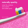 hello Kids Unicorn Sparkle Fluoride Toothpaste with Natural Bubble Gum Flavor, Vegan, SLS & Gluten Free, 4.2 oz, 4 Count