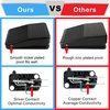 Coolneon Foot Switch Normally Off Press and Hold to ON 10FT UL Cable & Plug, Dead Man Pedal Momentary 15A 250VAC US 3-Prong Piggyback for Lichtenberg Machine Table Saw Scroll Saw Miter Power Tools