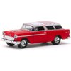 1955 Chevy Nomad Red with White Top Starsky and Hutch (1975-1979) TV Series Hollywood Special Edition 1/64 Diecast Model Car by Greenlight 44855A