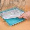 Gigicloud 100 Pieces Bird Cage Liner Paper, Disposable Bird Cage Paper Liners Precut Absorbent Fecal Tray Cages Cushion Pad Mat Cuttable Pet Animal Cages Cushion for Bird Parrot, 10.5'' X 8''