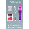 Professional Manicure Pedicure Kit,with LED Nail Drill Electric File, Electric Nail File Set, Electric Nail Drill Machine, 4 Speeds Adjustable Hand Foot Care Manicure Pedicure Tool