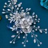 WONRLUA Wedding Hair Pieces for Brides, Rhinestone Bridal Hair Comb, Elegant Wedding Hair Accessories for Bridesmaid