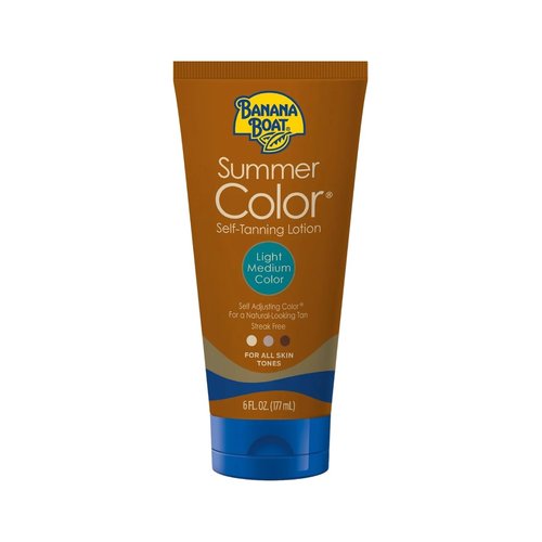 Banana Boat, Summer Color Self-Tanning Lotion, Light/Medium Color, For All Skin Tones, 6-Ounce Tubes (Pack Of 3) By Banana Boat [Beauty]