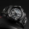 eYotto Kids Sports Watch Waterproof Boys Multi-Function Analog Digital Wristwatch LED Alarm Stopwatch Black
