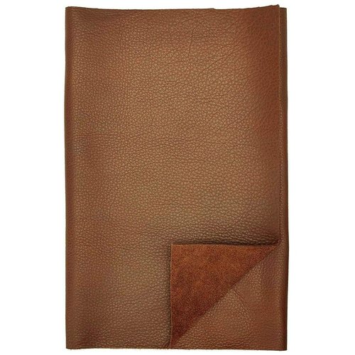 REED Leather HIDES - Cow Skins (12 X 24 Inches 2 Square Foot, Brown)