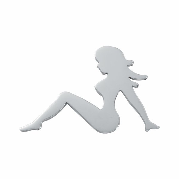 GG Grand General 90010 11 X 17 Inches Chrome Sitting Nude, Face Left, 3 Stud Mount