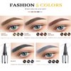 Eyebrow Pencil Eyebrow Microblading Pen Eyebrow Pen Micro 4 Point Brow Pen Lift & Snatch Eyebrow Microblading Pen Long-Lasting Waterproof Natural Eyebrow Pen Eyebrow Hair for Beauty Lovers Dark Brown