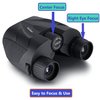 MaxUSee 10X25 Compact Binoculars for Adults and Kids, Easy Focus HD Vision Binoculars for Travel, Sightseeing, Bird Watching, Concerts and Sport Games