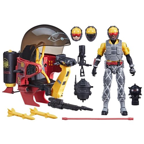 Hasbro G.I. Joe Classified Series 98 Python Patrol Tele-Viper & Cobra Flight Pod (Trubble Bubble) Action Figure and Vehicle Set