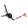 Ice Fishing Rod, Ice Fishing Rod Tip-Up Compact Metal Pole Orange Flag Angler Tackle Accessory