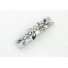 Faship Premium Rhinestone Crystal Black Cellulose Acetate Floral Art Deco Hair Claws Clips